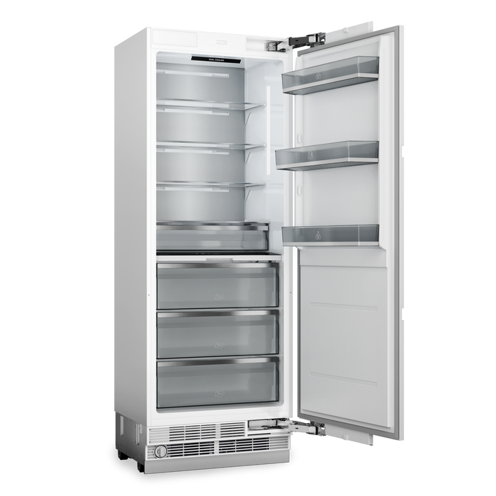 THOR Kitchen X-Series 30" 16.6 cu. ft. Panel Ready Built-In Refrigerator Column with Interior Water Dispenser, XRF30CRF
