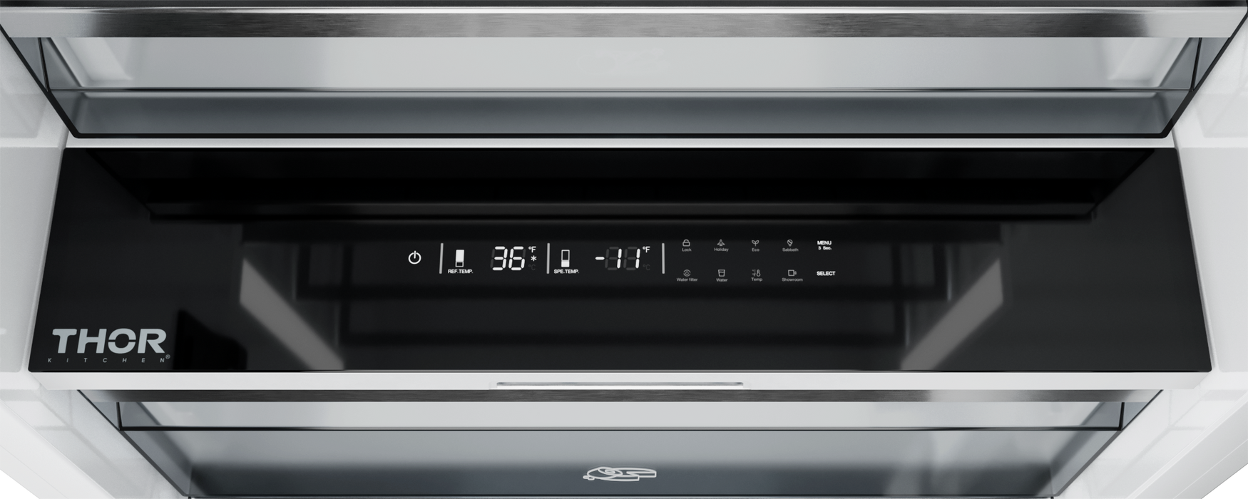 THOR Kitchen X-Series 30" 16.6 cu. ft. Panel Ready Built-In Refrigerator Column with Interior Water Dispenser, XRF30CRF