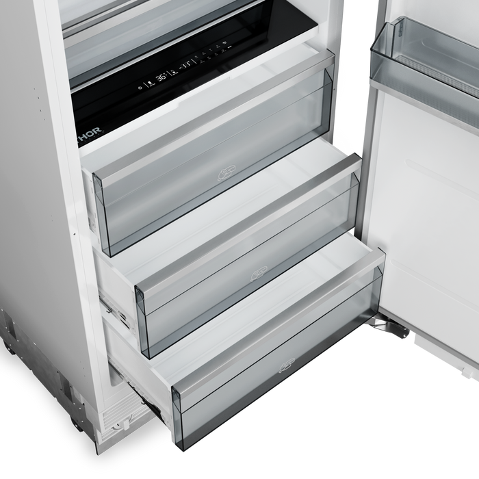 THOR Kitchen X-Series 30" 16.6 cu. ft. Panel Ready Built-In Refrigerator Column with Interior Water Dispenser, XRF30CRF