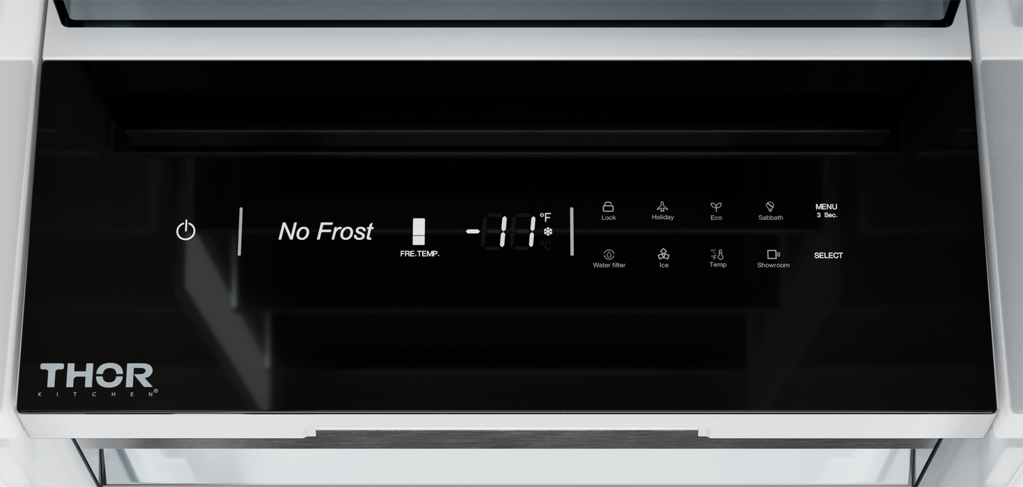THOR Kitchen X-Series 18" 8.6 cu. ft. Panel Ready Built-In Freezer Column with Automatic Ice Maker, XRF18CFZ