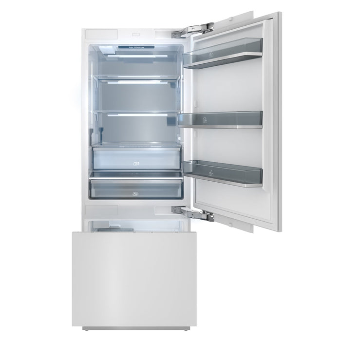 THOR Kitchen 30" Custom Panel Ready Built-In Refrigerator, XRF3016BBP