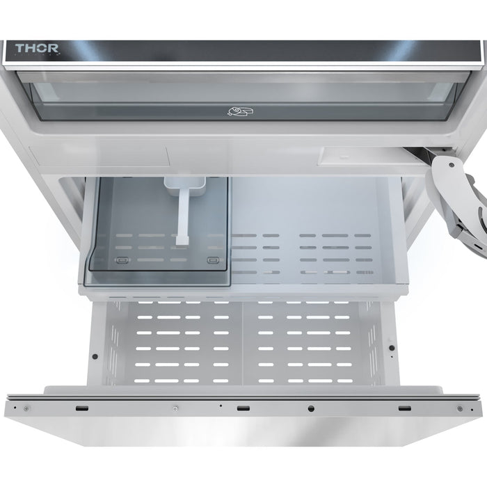 THOR Kitchen 30" Custom Panel Ready Built-In Refrigerator, XRF3016BBP