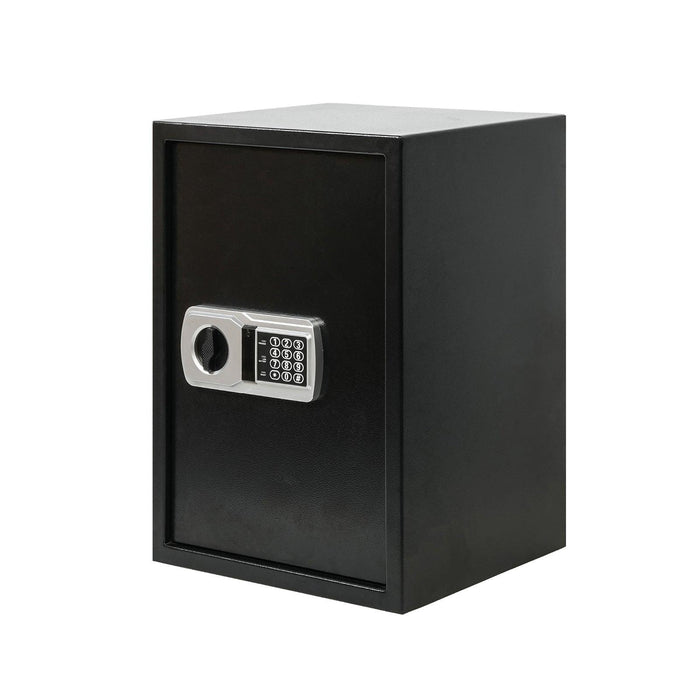 1.5 Cu ft Home Safe Box Money Safe with Dual Warning Alarm Digital Keypad and Removable Shelf