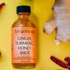 Queen Bee - Wellness Shot Ginger Turmeric - Case Of 9-2 Fluid Ounces