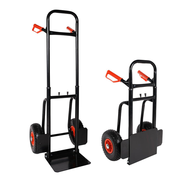 Hand Truck with Telescope Handle Dolly Cart Trolley Cart for Moving, 440lbs Capacity