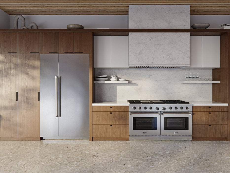 THOR Kitchen X-Series 46" 1,200 CFM Insert Range Hood in Stainless Steel, XLH48