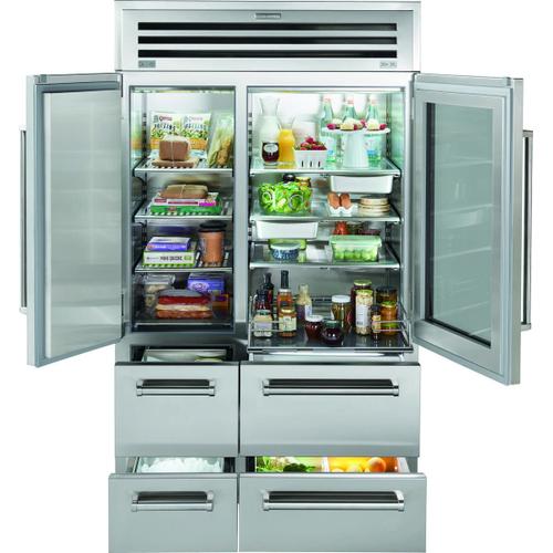 48" PRO Refrigerator/Freezer with Glass Door