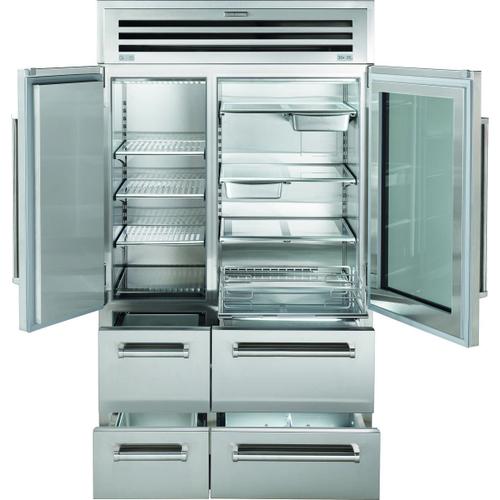 48" PRO Refrigerator/Freezer with Glass Door