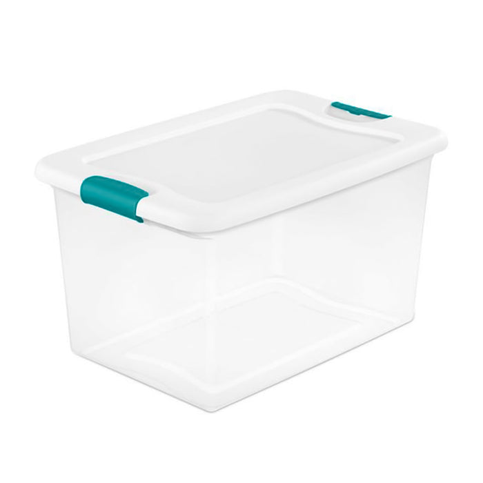 Sterilite 64 Qt Clear Storage Tote, 6 Pack, and 66 Qt Clear Storage Tote, 6 Pack