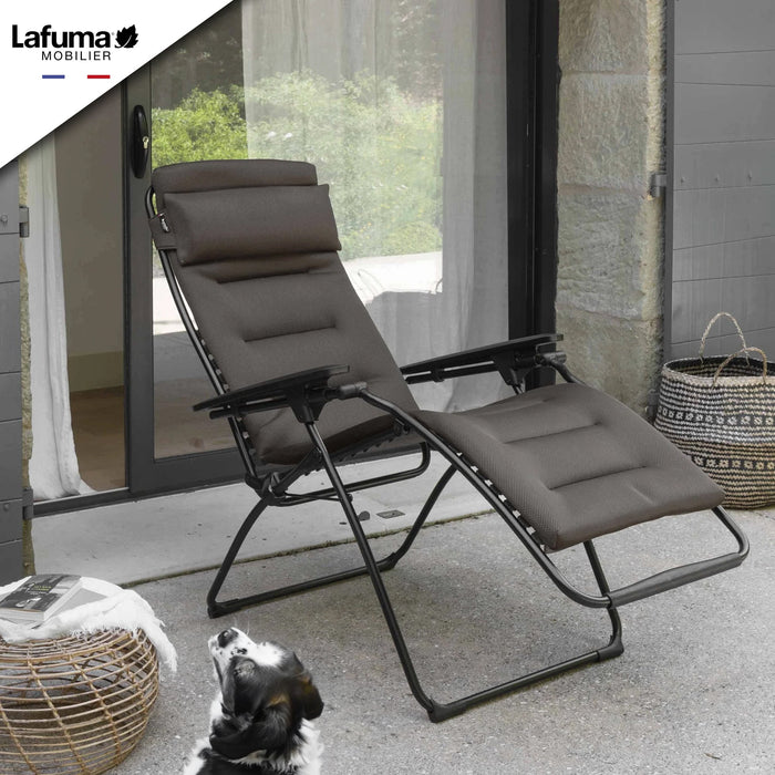 Lafuma LFM3123-7057 Futura Air Comfort XL Series Outdoor Relaxation Chair, Taupe