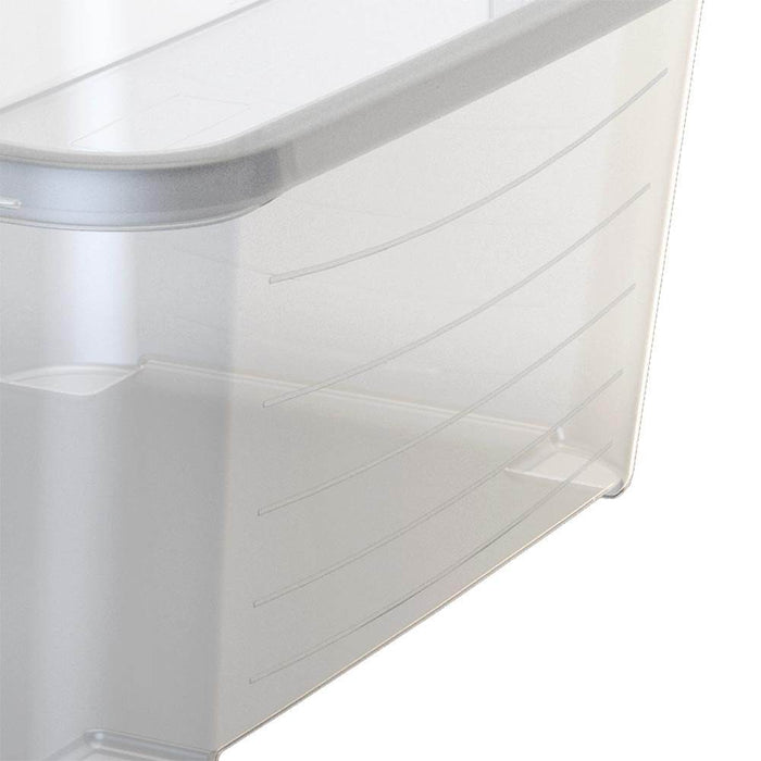 Life Story Clear Stackable Closet Organization & Storage Box, 55 Quart (8 Pack)