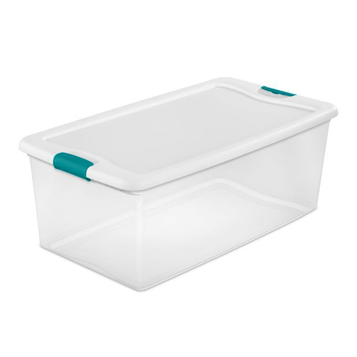 Sterilite 106-Quart Latching Storage Box (4-Pack) & 64-Quart Container (12-Pack)