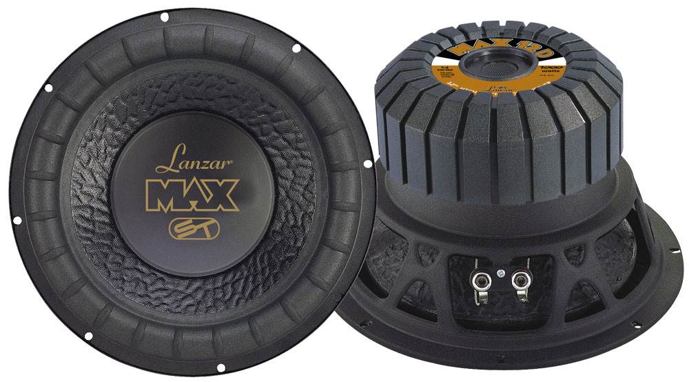 NEW LANZAR MAX12D 12" 1000W Car Audio Subwoofer Power Sub Woofer DVC 4 Ohm