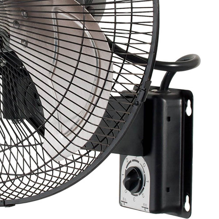 Active Air ACFW16HDB Heavy-Duty 16 Inch 3 Speed Metal Wall Mount Tilting Fan (3)