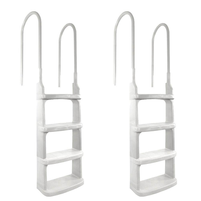 New Main Access Easy Incline Above Ground In Pool Swimming Pool Ladder (2 Pack)