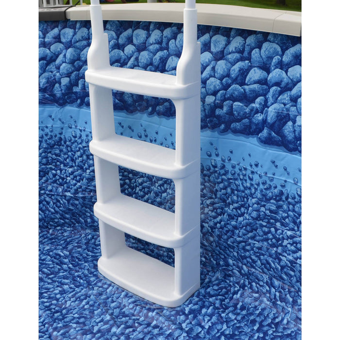 New Main Access Easy Incline Above Ground In Pool Swimming Pool Ladder (2 Pack)