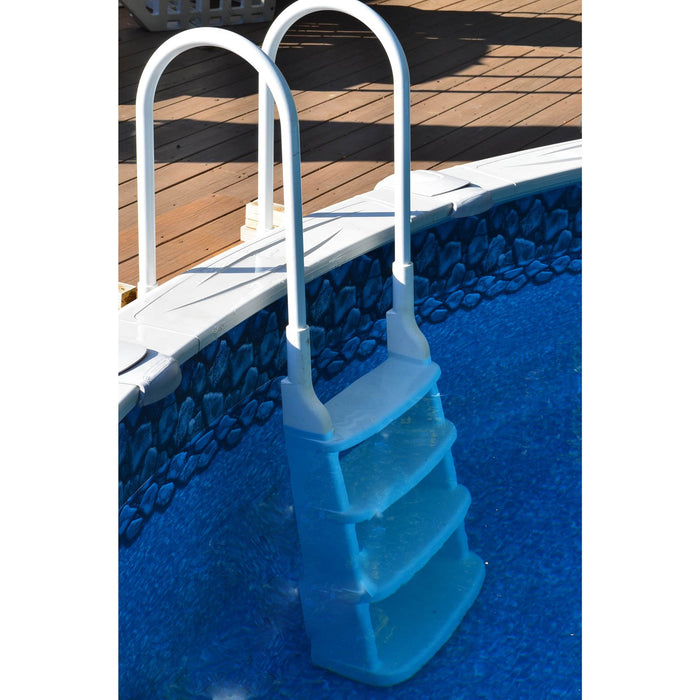 New Main Access Easy Incline Above Ground In Pool Swimming Pool Ladder (2 Pack)