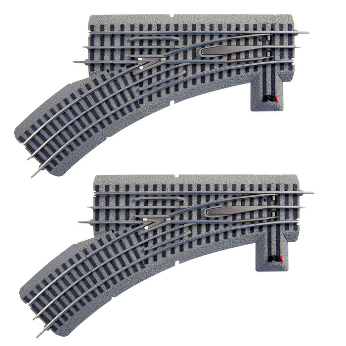 Lionel Trains O-Gauge O36 Manual Left Hand Switch Curve Track (2 Pack)