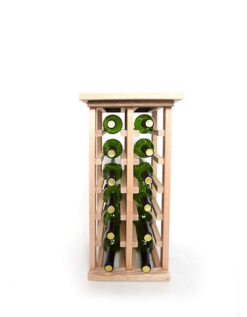 12 Bottle Wine Rack Table