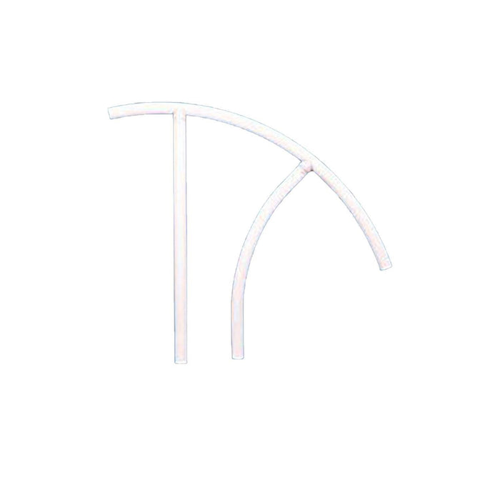 Saftron TRTD 130-W High Impact Marine Grade Triton Grab Rail, White (2 Pack)