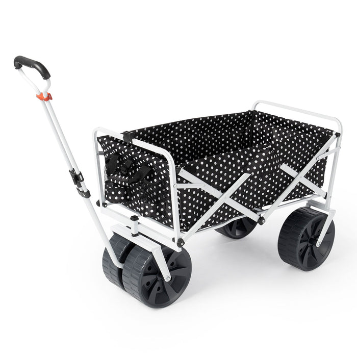 Mac Sports Collapsible Folding All Terrain Outdoor Beach Utility Wagon Cart