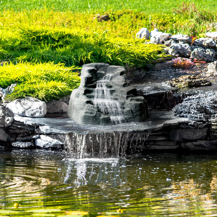 Algreen ALG91959 Tranquility Outdoor Preformed Water Garden Pond Waterfall