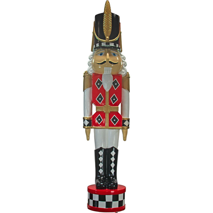 12FT Red & Black Checkered Nutcrackers