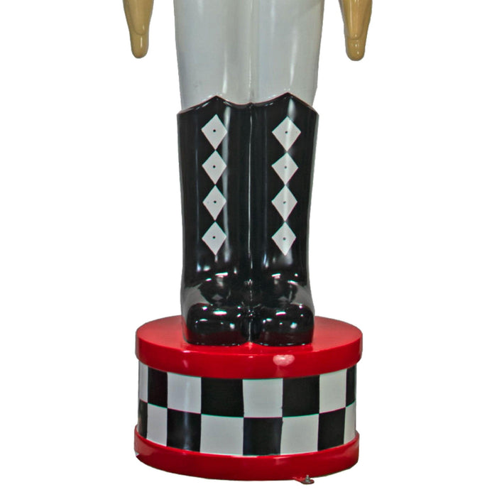 12FT Red & Black Checkered Nutcrackers
