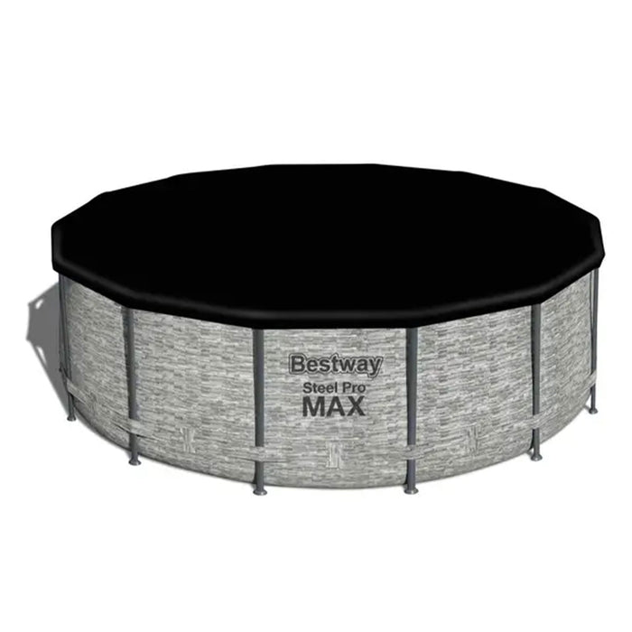 Bestway Flowclear Round 14' Pool Cover for Above Ground Frame Pools (Cover Only)