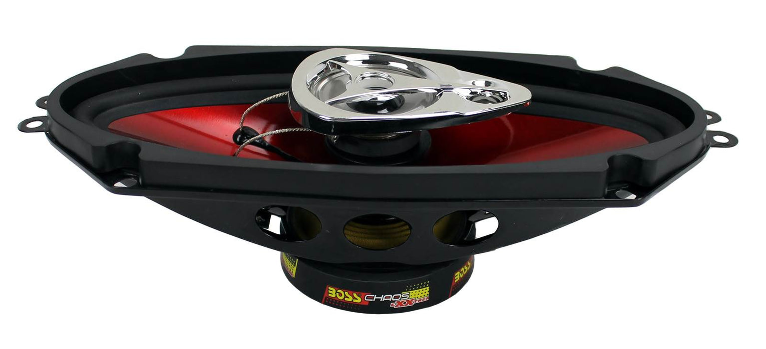 Boss CH4330 4"x10" 3-Way 400W Full-Range Chaos Exxtreme Car Audio Speakers