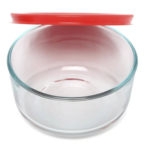 Pyrex Storage Plus 2-Cup Red-Lid Round Food Storage Containers (6 Pack)