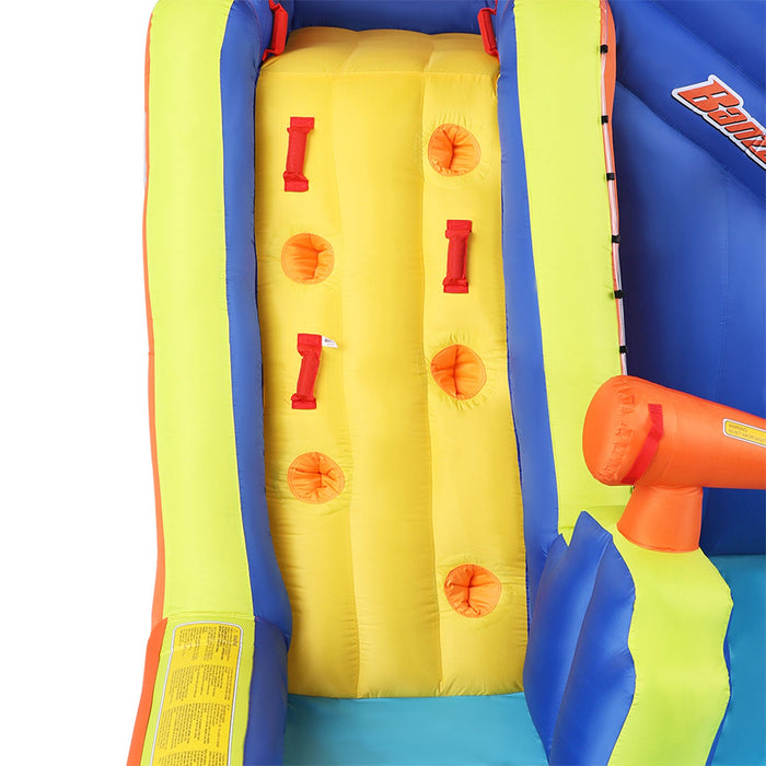 Banzai Inflatable Battle Blast Adventure Activity Water Park & 3 Water Cannons