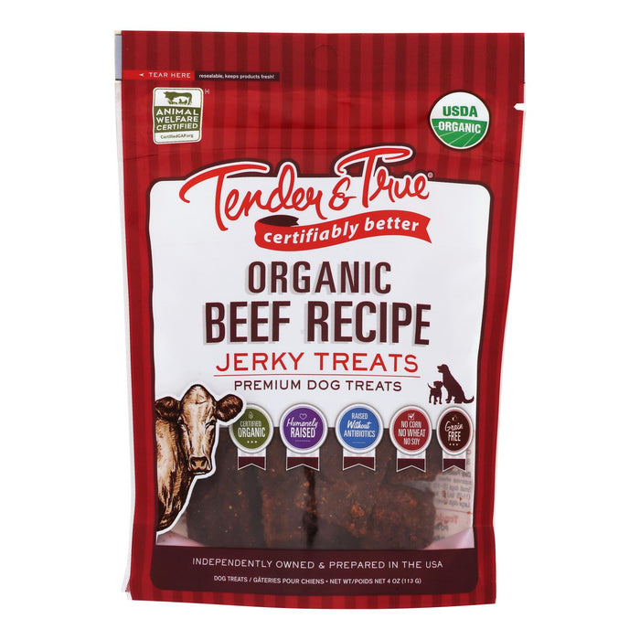 Tender & True Premium Beef Jerky Dog Treat - 10x4 oz