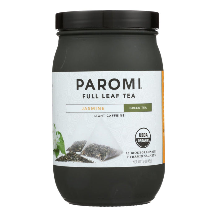 Paromi Tea Jasmine Organic Tea, 15 Count (Pack of 6)