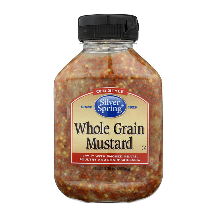 Silver Spring Whole Grain Mustard, 9.25 Oz (Case of 9)