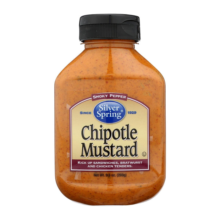 Silver Spring Squeeze Mustard, Chipotle, 9.5 oz