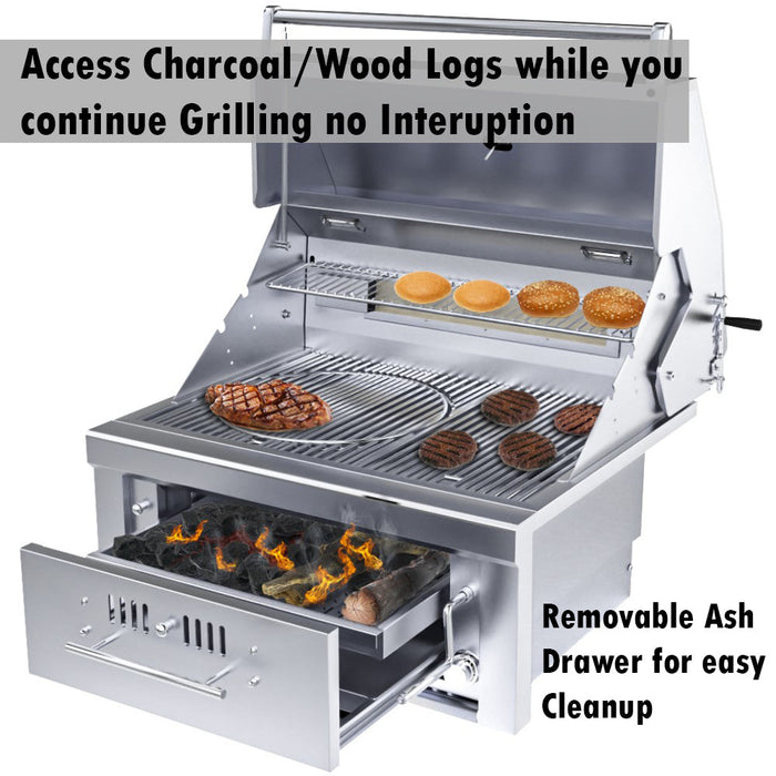 Sunstone 30” Single Zone Hybrid Grill with Infra-Red SUNCHSZ30IR