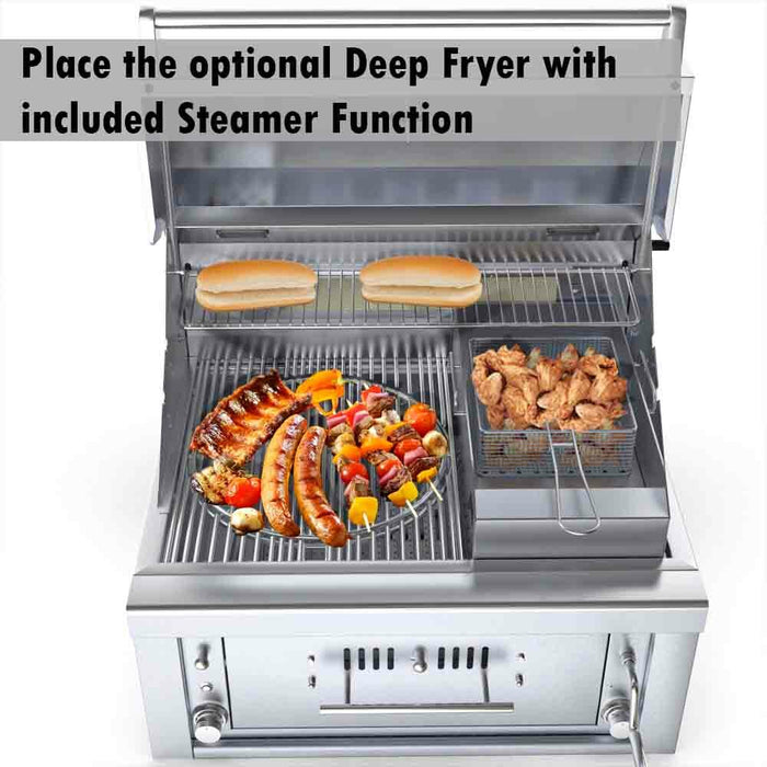 Sunstone 30” Single Zone Hybrid Grill with Infra-Red SUNCHSZ30IR