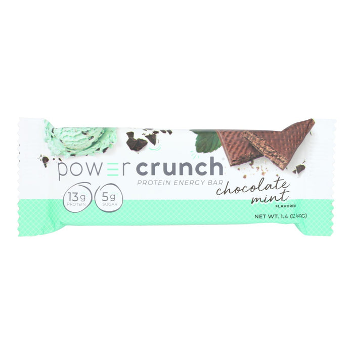 Power Crunch Protein Bars - Chocolate Mint Original, 12 x 40-Gram Bars