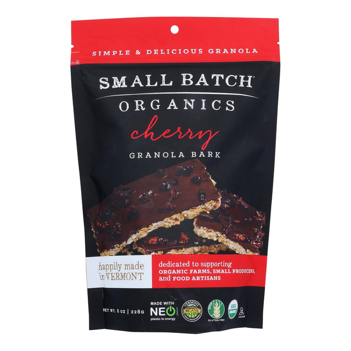 Small Batch Organics Cherry Granola Bark - 8 Oz, Pack of 6