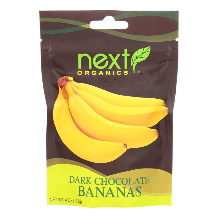 Next Organics Dark Chocolate Bananas - 4 Oz. Case of 6