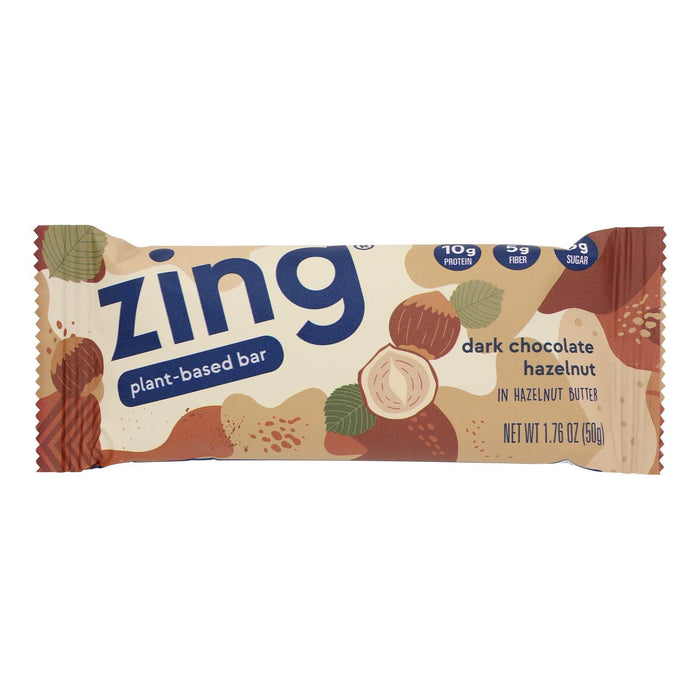 Zing Bars Dark Chocolate Hazelnut Nutrition Bars - 1.76 Oz (Case of 12)