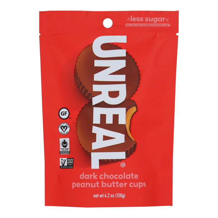 Unreal Dark Chocolate Peanut Butter Cups - 72-Count