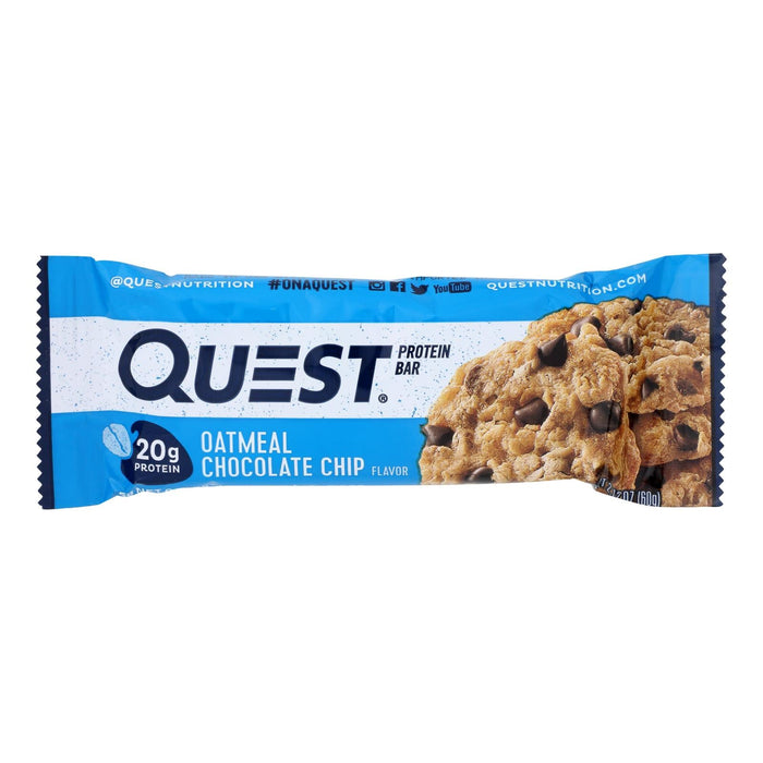 Quest Bar Oatmeal Chocolate Chunk - Case of 12 - 2.12 Oz