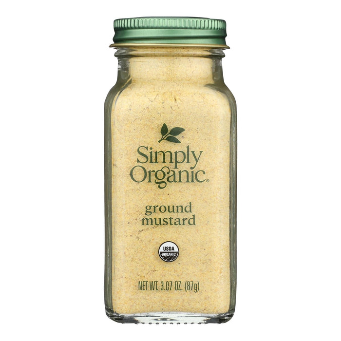 Simply Organic Mustard Seed Ground Organic - 3.07 oz - Pack of 6