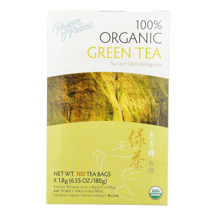 Prince of Peace USDA Organic Green Tea - 100 Tea Bags