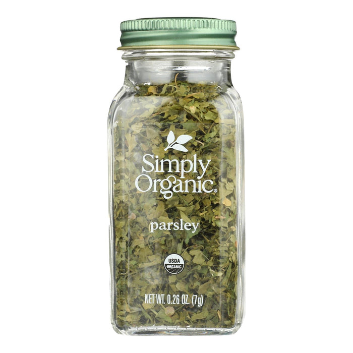 Simply Organic Parsley Flakes, Organic, 0.26 Oz, Pack of 6