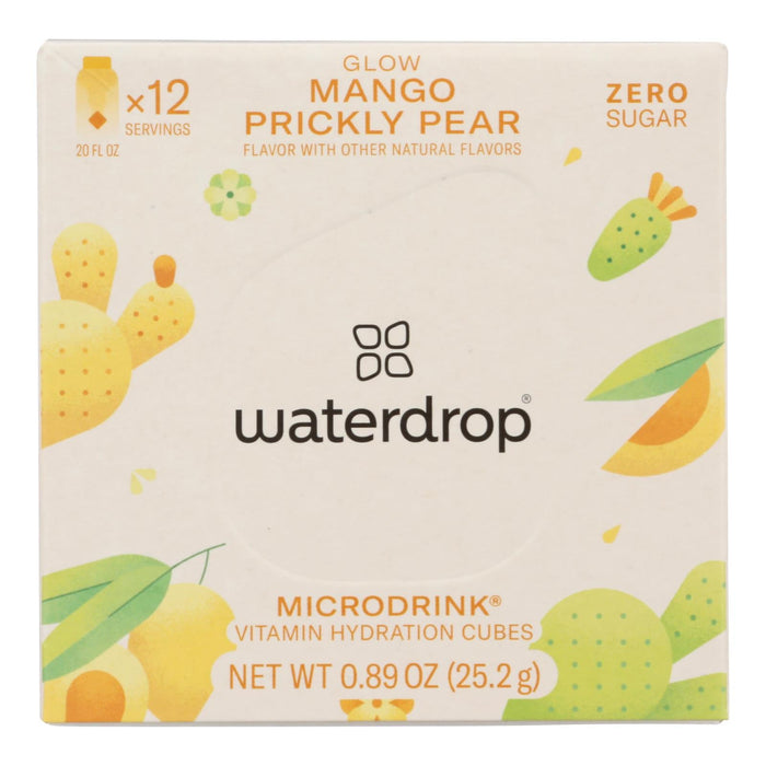 Waterdrop Glow Mango Pear Electrolyte Drink - 6-Pack (0.85 oz. Each)