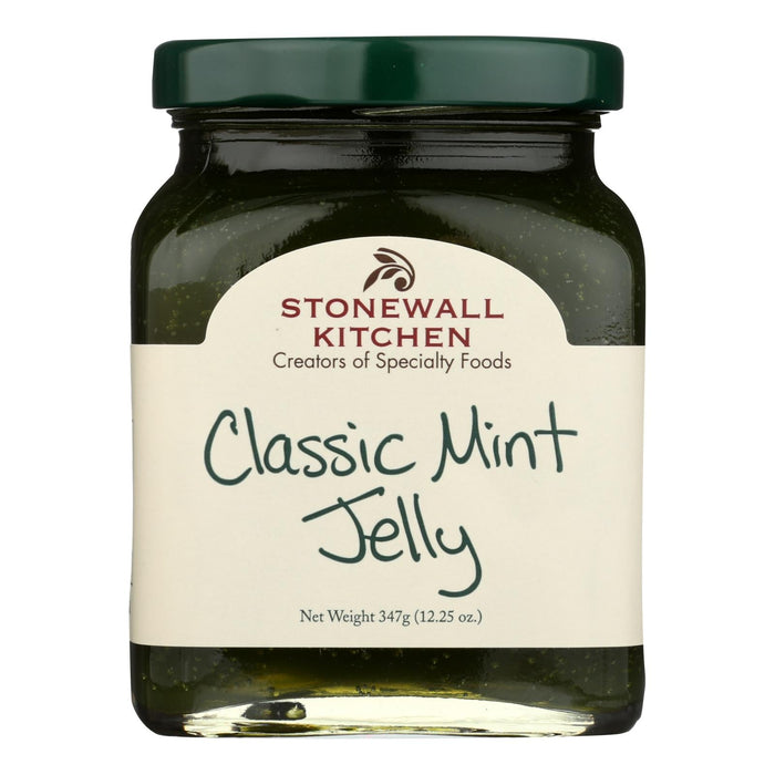 Stonewall Kitchen Classic Mint Jelly - 12.25 oz - Case of 12