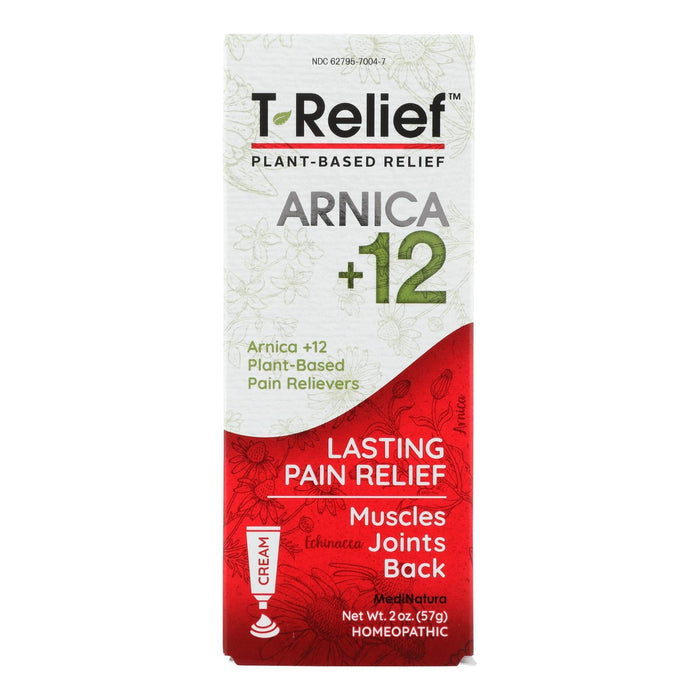 Original T-Relief Pain Relief Cream - 2 Oz, by Medi Natura